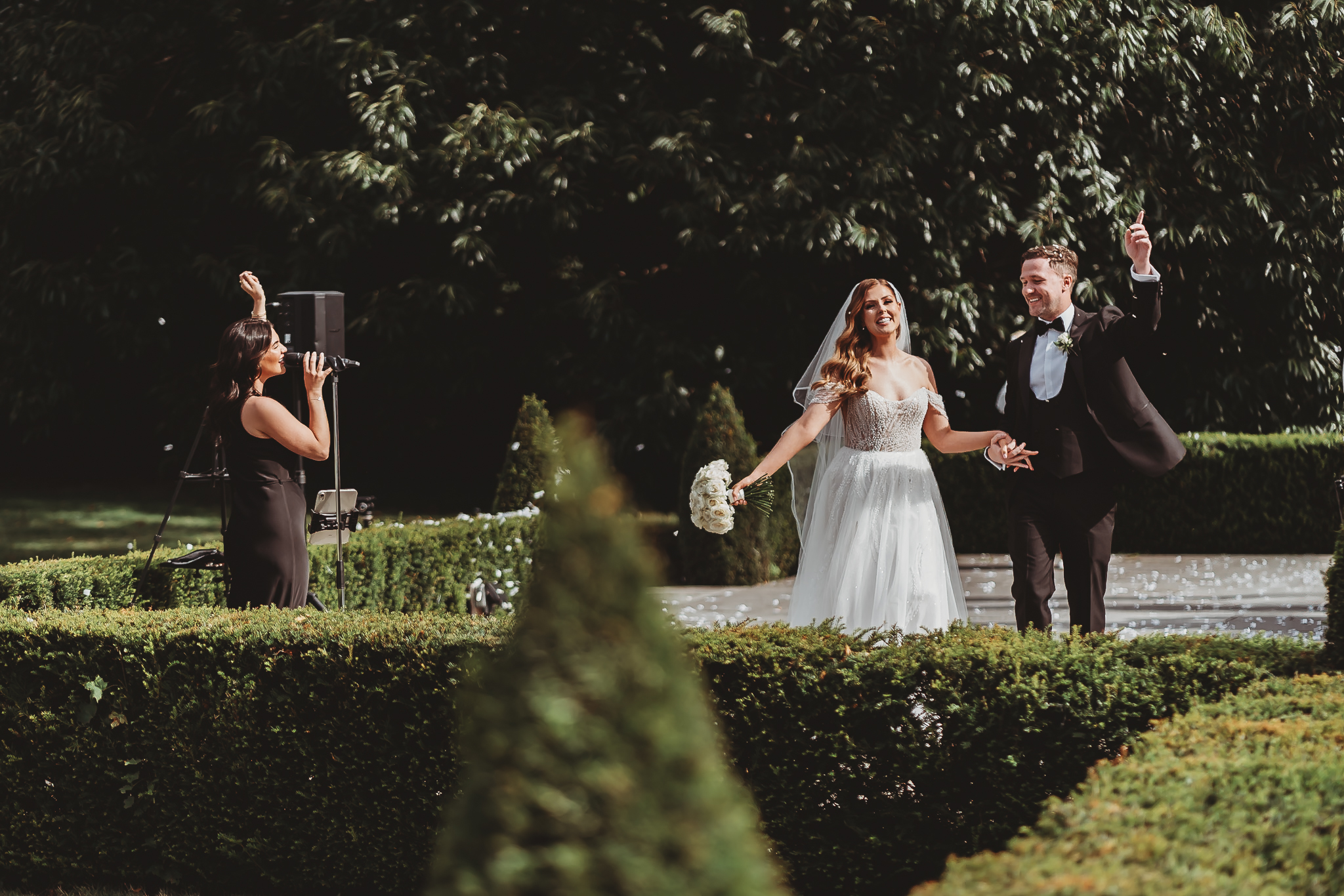 Beautiful wedding venue setting