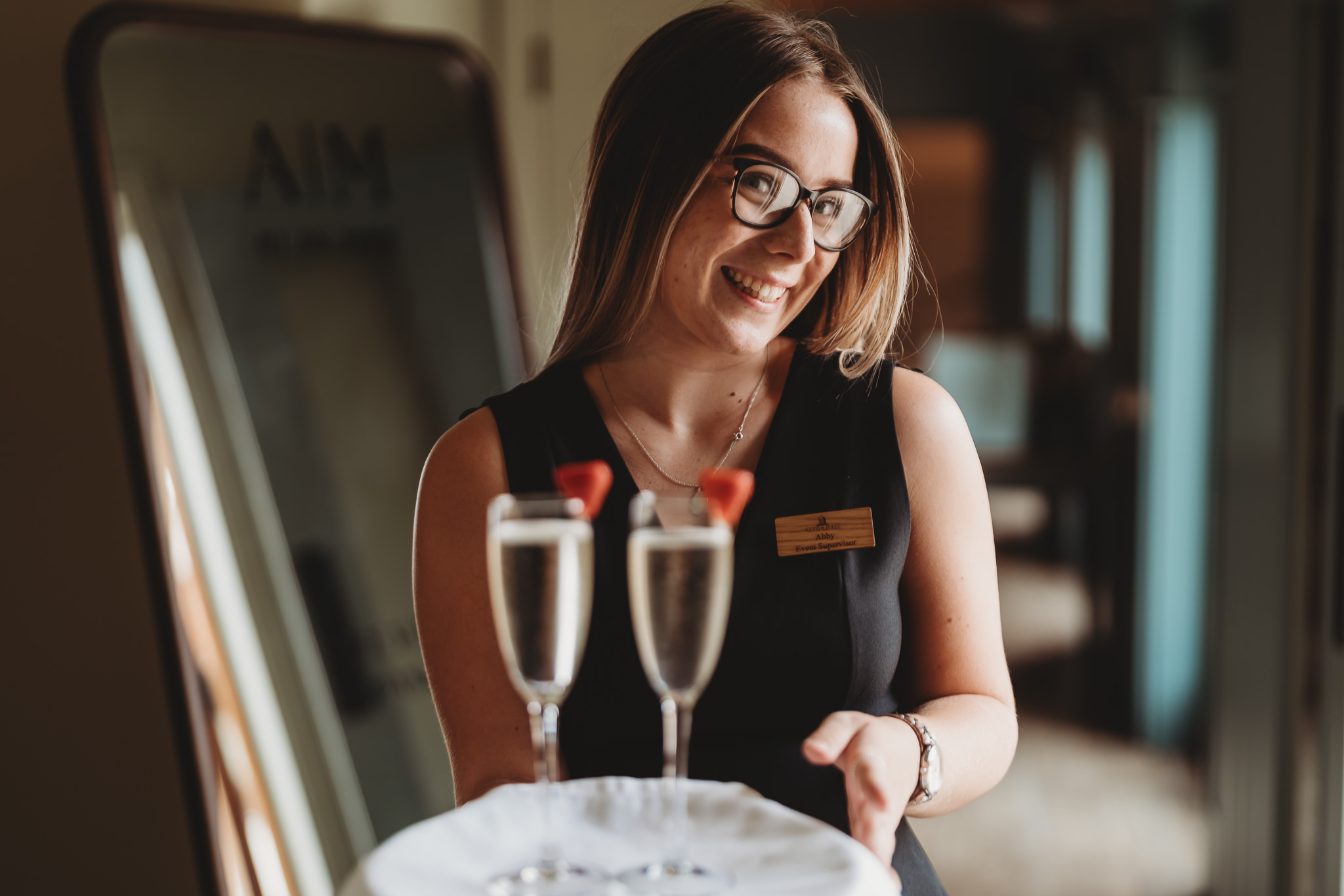 Happy couple celebrating